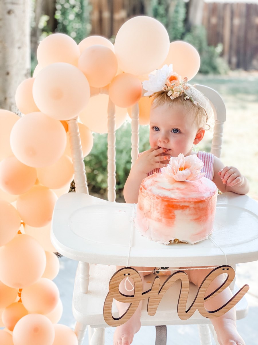 Sweet As A Peach Birthday – The Copper Nest  First birthdays, First  birthday theme girl, Peach party